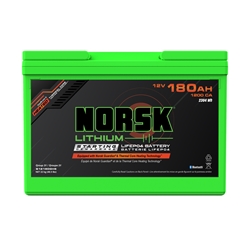 Norsk  12V 180AH Heated Lithium Marine Cranking Battery